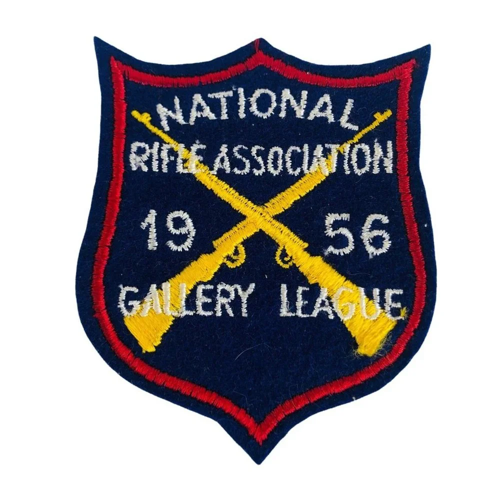3 NRA Patches 1956 Unused Summer League Gallery National Rifle Association VTG‎